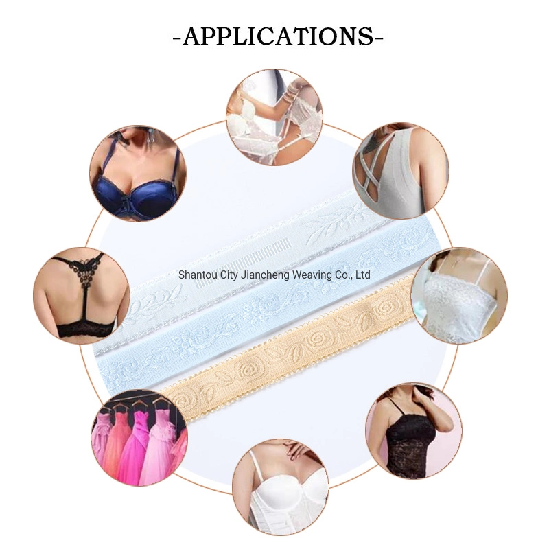 Soft Spandex Elastic Bra Shoulder Tape Underwear Accessories Nylon Elastic Band
