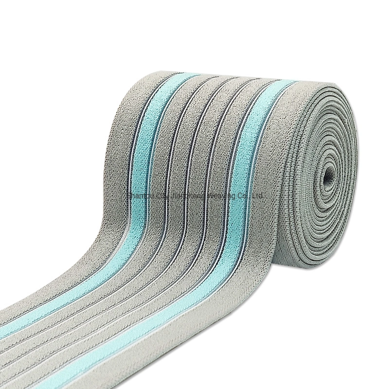 Free Samples Custom Wide Strong Woven Breathable Fish Line Elastic Band for Medical Webbing
