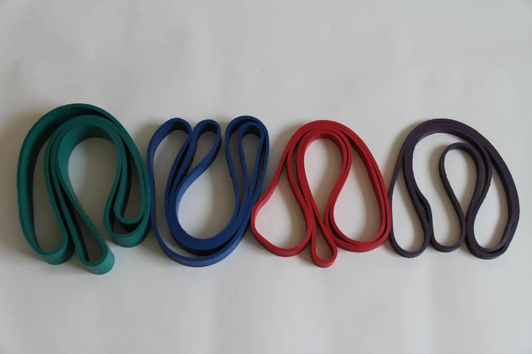 Custom Molded Durable Resistance Rubber Strength Bands Made From Natural Rubber (NR)