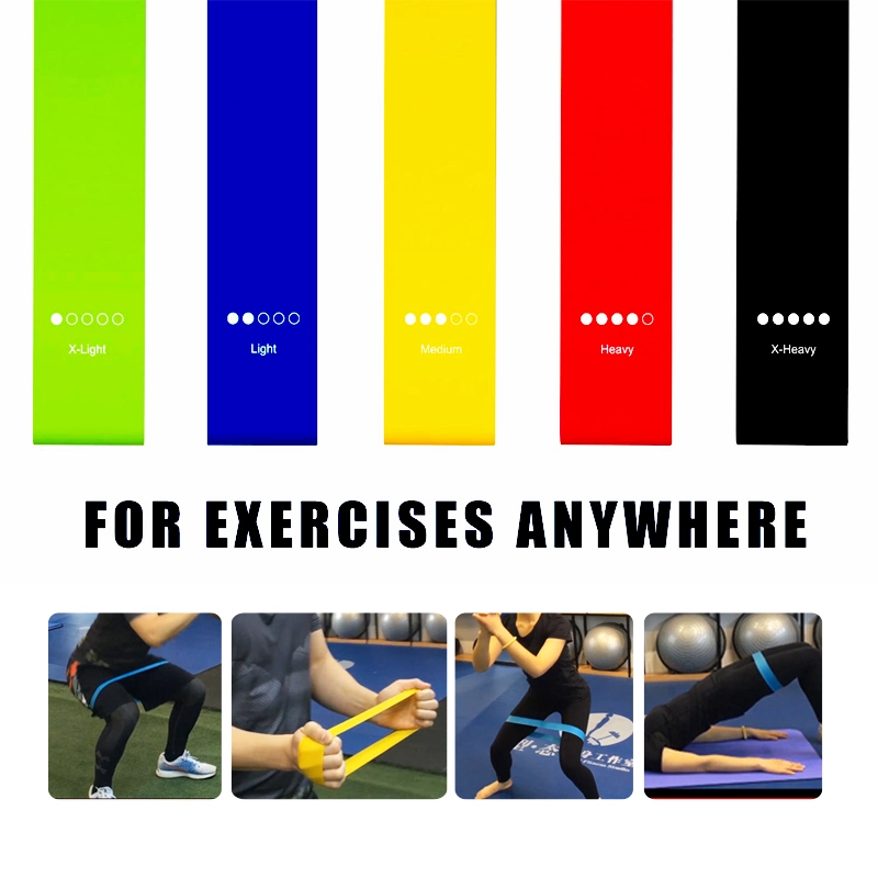 Hot Selling Wholesale Exercise Fitness Logo Custom Loop Resistance Bands
