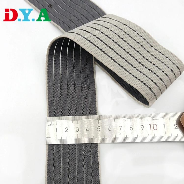 Custom 5cm Double Color Fish Line Elastic Band for Medical Belts Sports Support Belts
