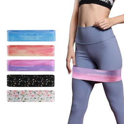 1028#Best Selling Fitness Women Beauty Butt Hip Cirle Loop Resistance Body Shaping Knitted Band for Home Yoga