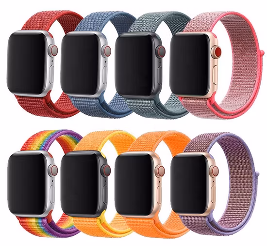 38/40/41/42/44/45/49 Woven Nylon Sport Watch Strap Trail Loop Band for Apple Watch Ultra