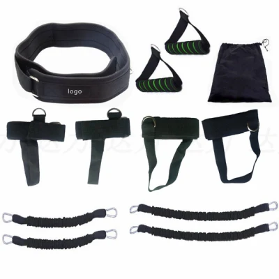 Durable Resistance Band Set, Fitness Elastic Resistance Band Yoga Training Strength Exercise Bands Home Gym Workout Equipment Wbb13089