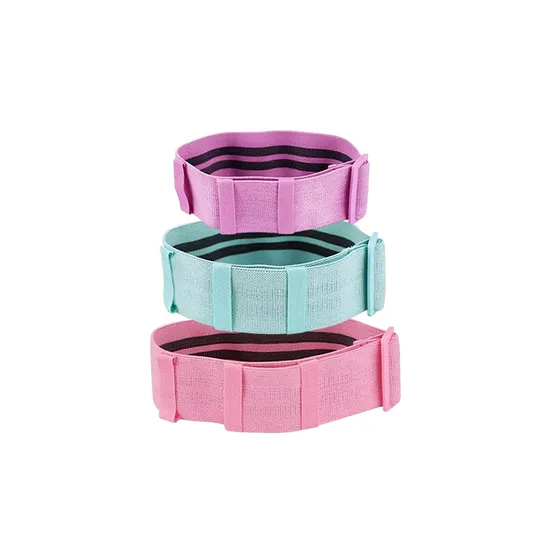 Amazon Hot Sale Fabric Cotton Glute Circle Booty Elastic Workout Yoga Fitness Hip Resistance Band