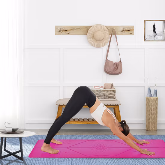 Home Gym Exercise Natural PU Rubber Yoga Equipment